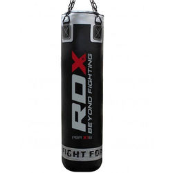 Боксерский мішок RDX Leather Black 1.2 м, 40-50 кг